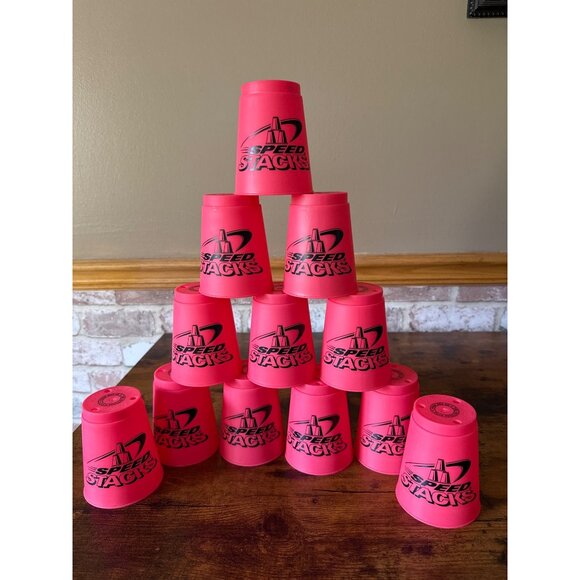 Speed Stacks Sport Stacking Set With Mesh Bag & WSSA Official Cups Set of 12 - Picture 9 of 12